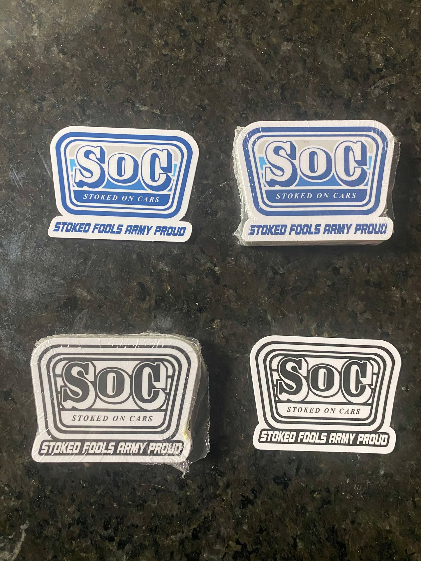 Stoked Fools Army Sticker