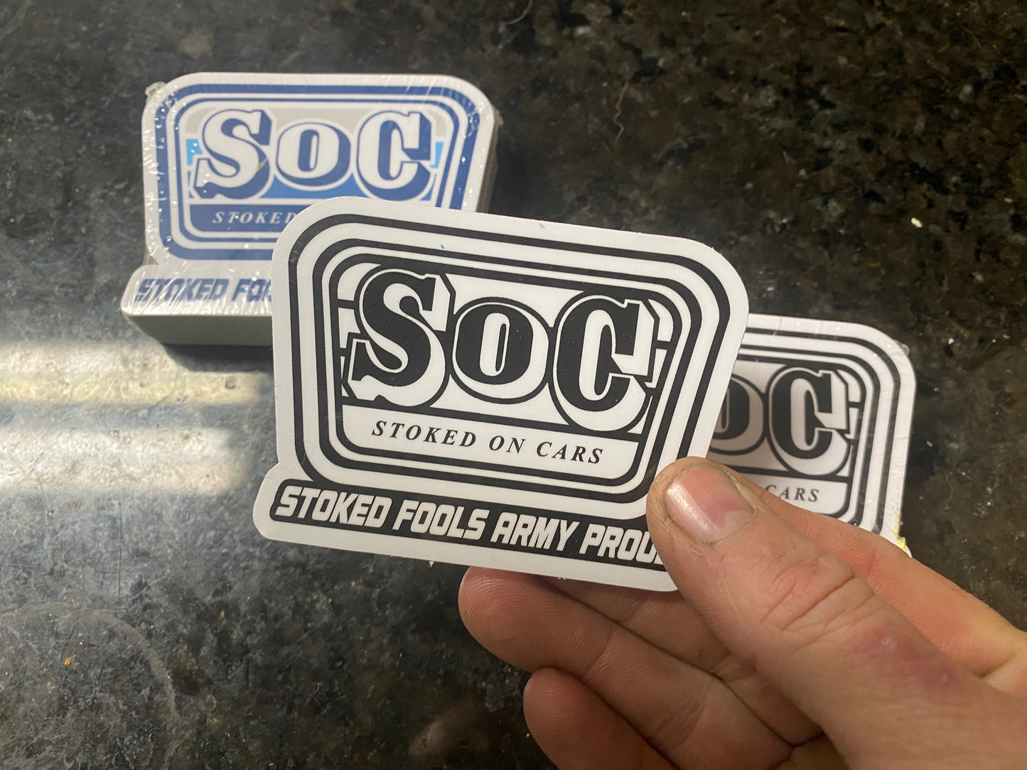Stoked Fools Army Sticker